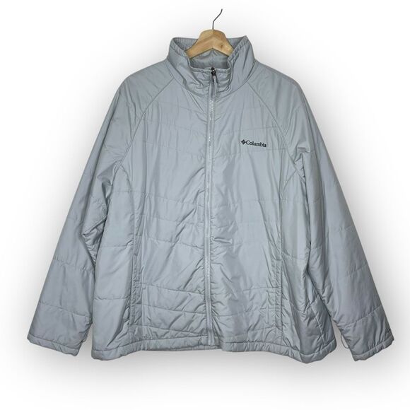 Columbia Interchange Omniheat Waterproof Snow Coat Jacket Women’s Size 2X Pink - Picture 9 of 16